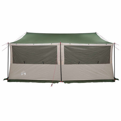 vidaXL Family Tent Green 450 x 400 x 265 cm Polyester and Steel