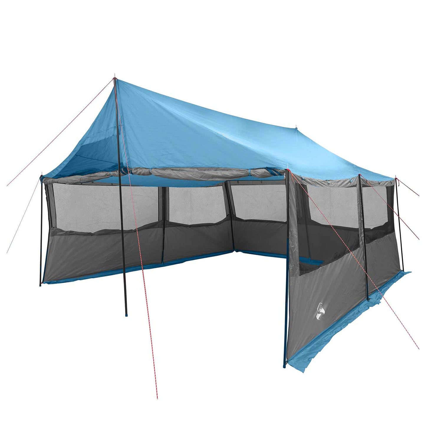 vidaXL Family Tent Blue 450 x 400 x 265 cm Polyester and Steel