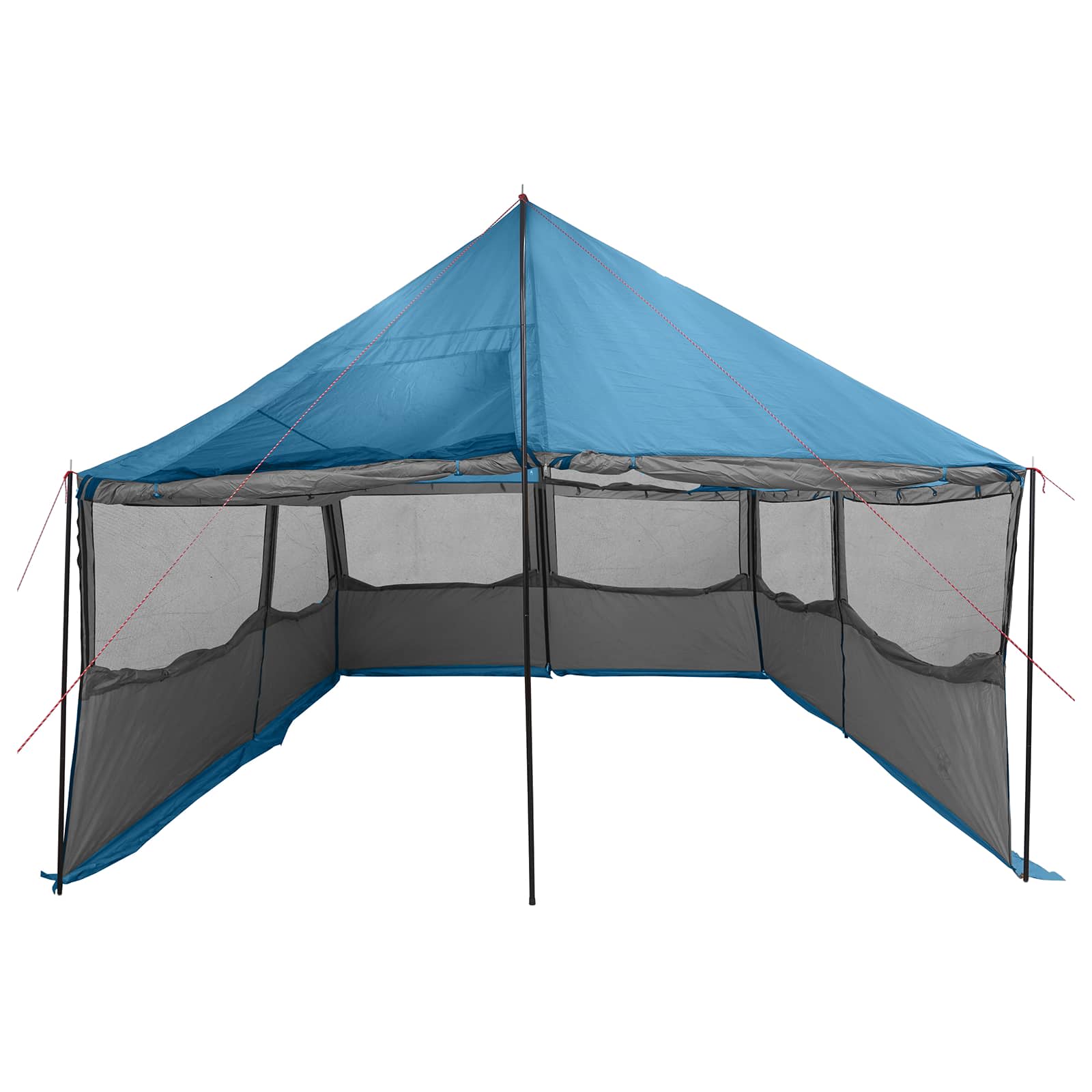 vidaXL Family Tent Blue 450 x 400 x 265 cm Polyester and Steel