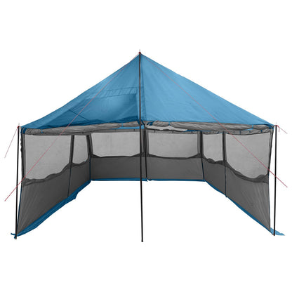 vidaXL Family Tent Blue 450 x 400 x 265 cm Polyester and Steel