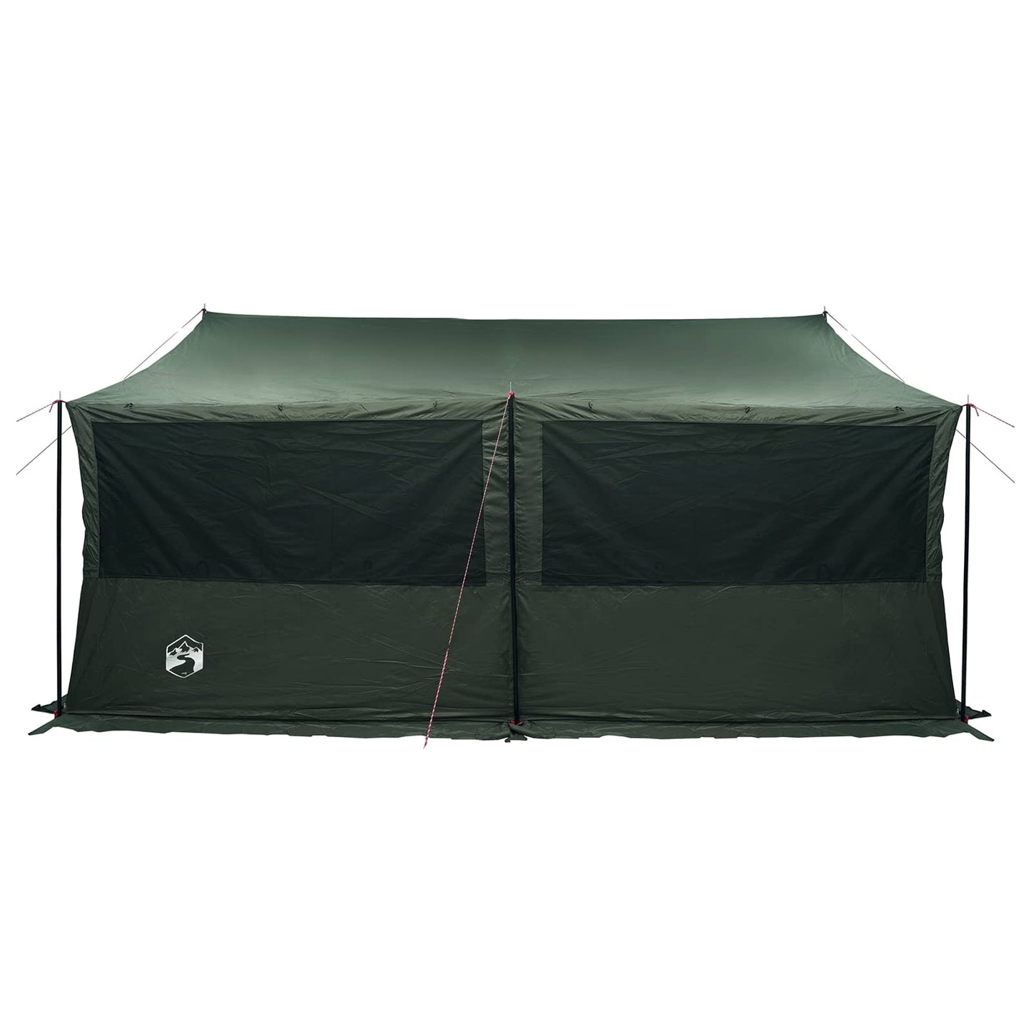 vidaXL Family Tent Army green 450 x 400 x 265 cm Polyester and Steel