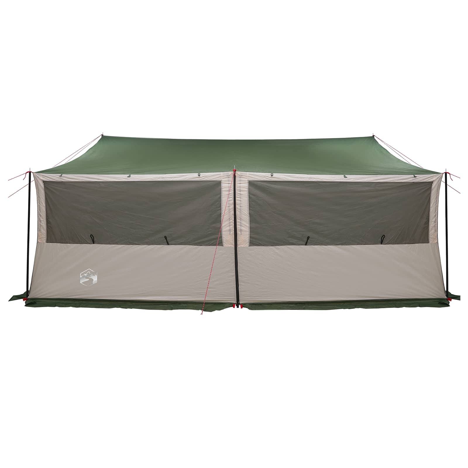 vidaXL Family Tent Green 600 x 400 x 268 cm Polyester and Steel