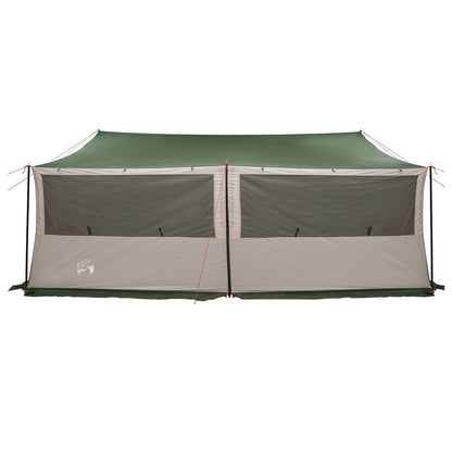vidaXL Family Tent Green 600 x 400 x 268 cm Polyester and Steel