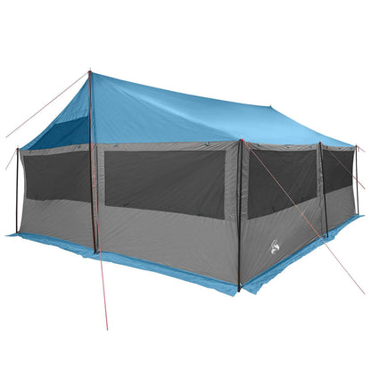 vidaXL Family Tent Blue 600 x 400 x 268 cm Polyester and Steel