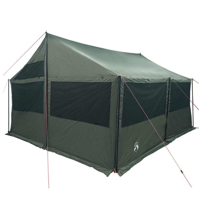 vidaXL Family Tent Army green 600 x 400 x 268 cm Polyester and Steel