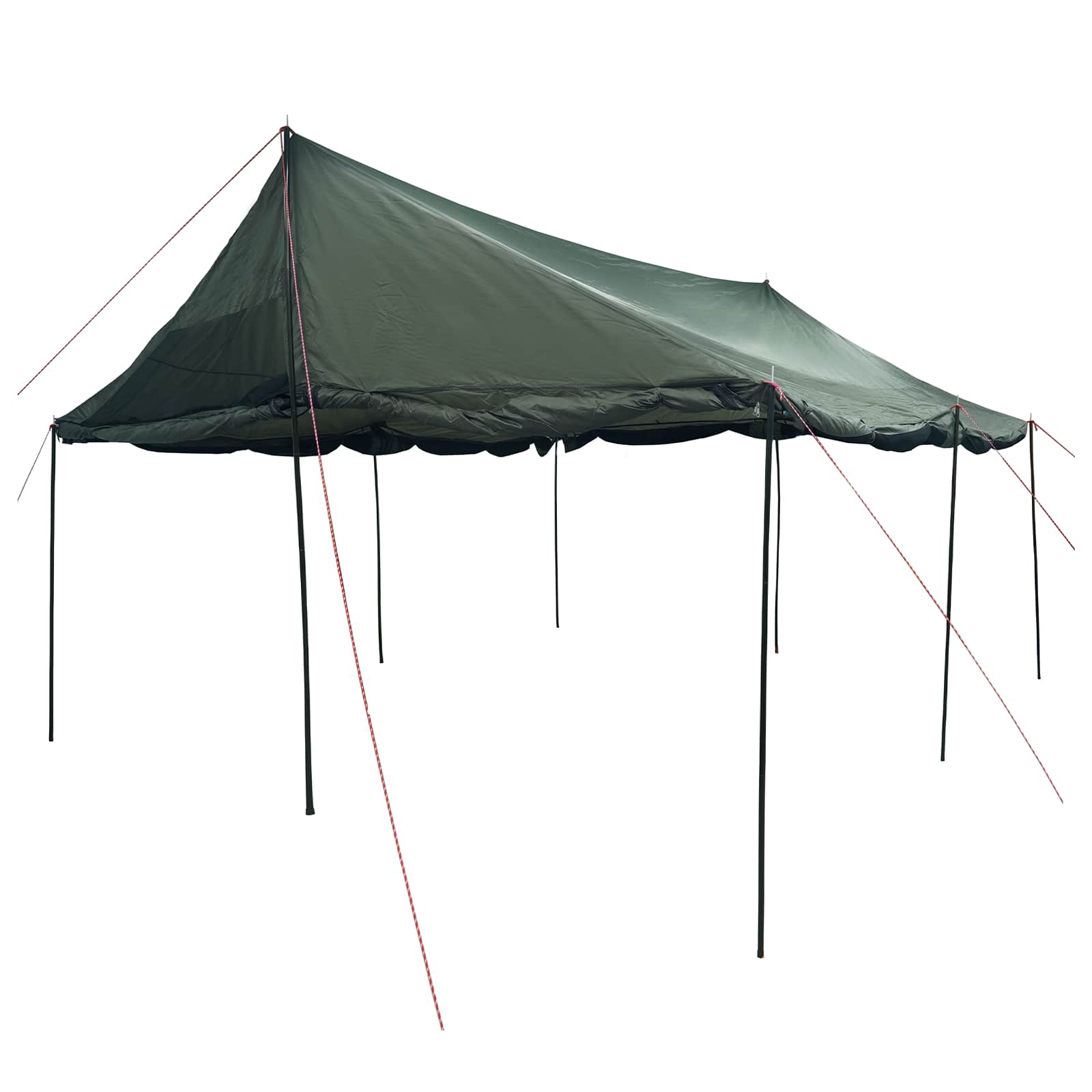 vidaXL Family Tent Army green 600 x 400 x 268 cm Polyester and Steel