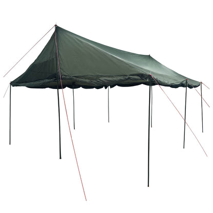 vidaXL Family Tent Army green 600 x 400 x 268 cm Polyester and Steel