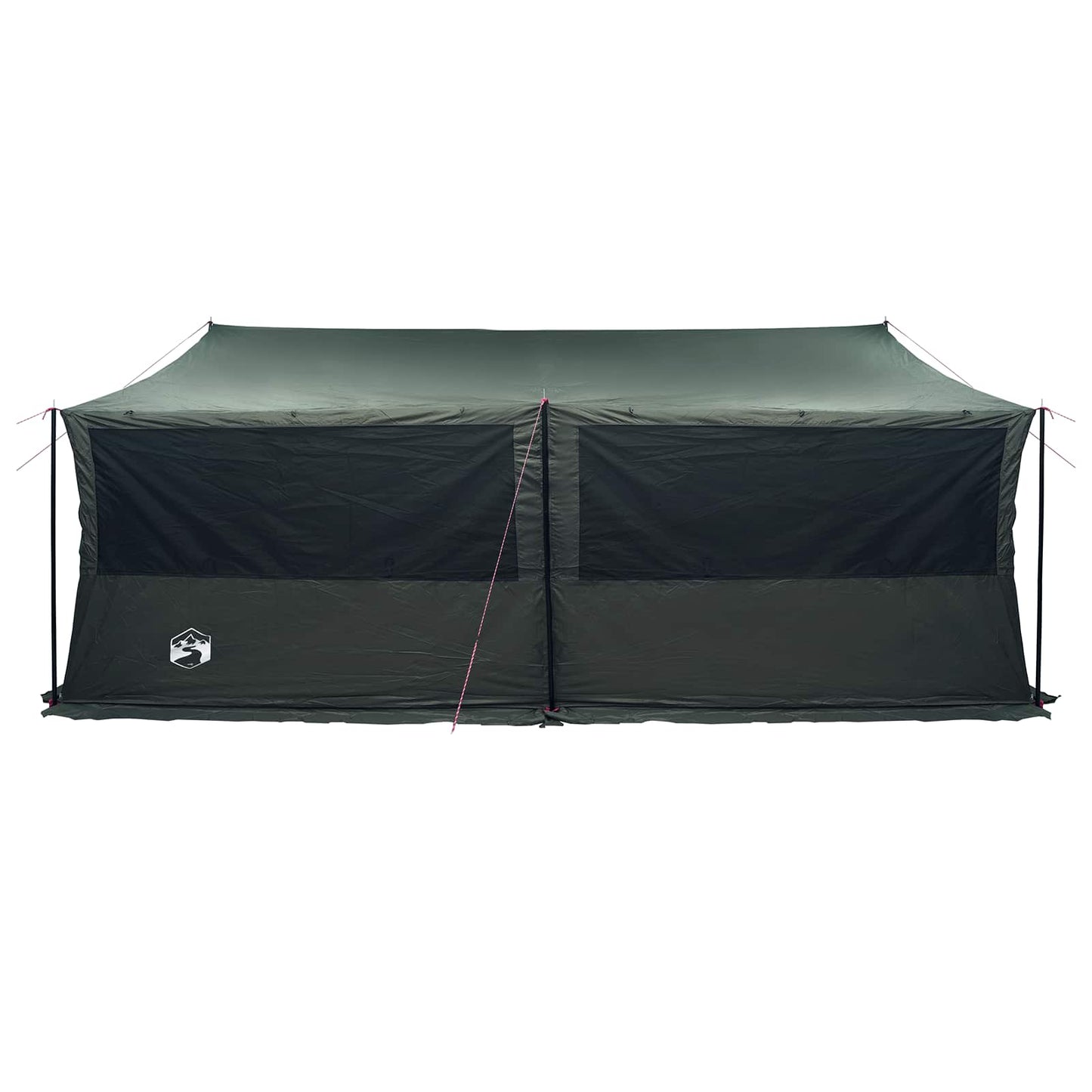 vidaXL Family Tent Army green 600 x 400 x 268 cm Polyester and Steel