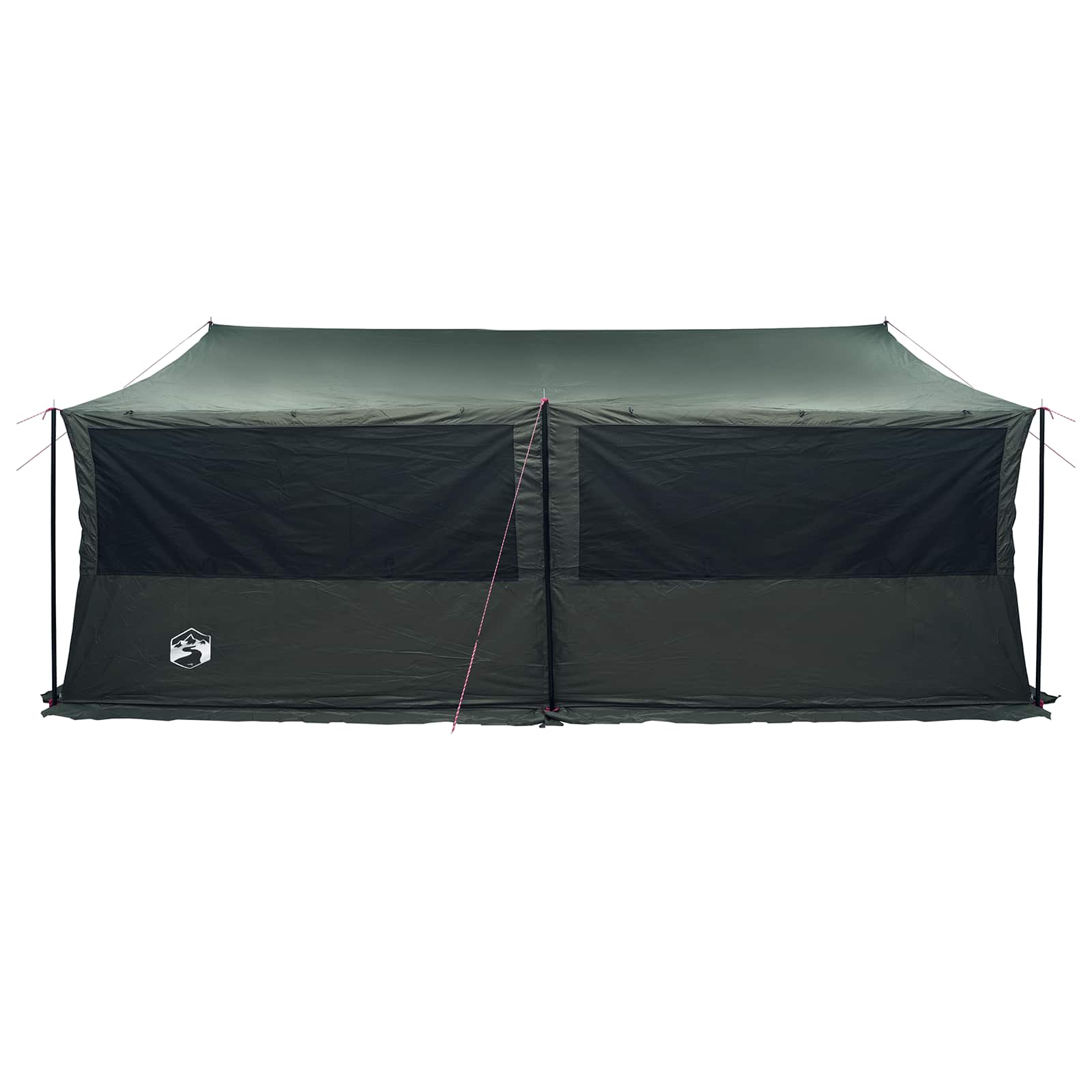 vidaXL Family Tent Army green 600 x 400 x 268 cm Polyester and Steel