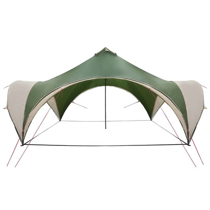 vidaXL Party Tent Green 500 x 500 x 350 cm Polyester and Steel