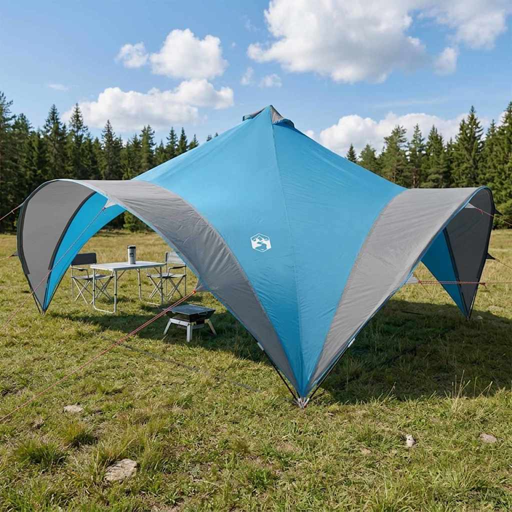 vidaXL Party Tent Blue 500 x 500 x 350 cm Polyester and Steel