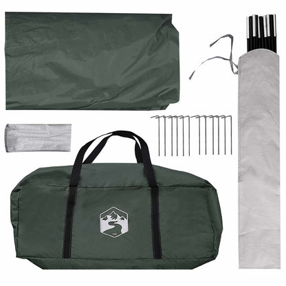 vidaXL Party Tent Army green 500 x 500 x 350 cm Polyester and Steel