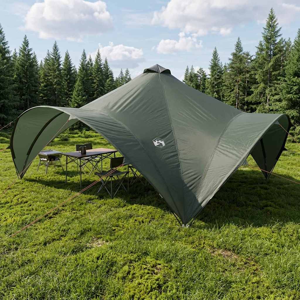 vidaXL Party Tent Army green 500 x 500 x 350 cm Polyester and Steel