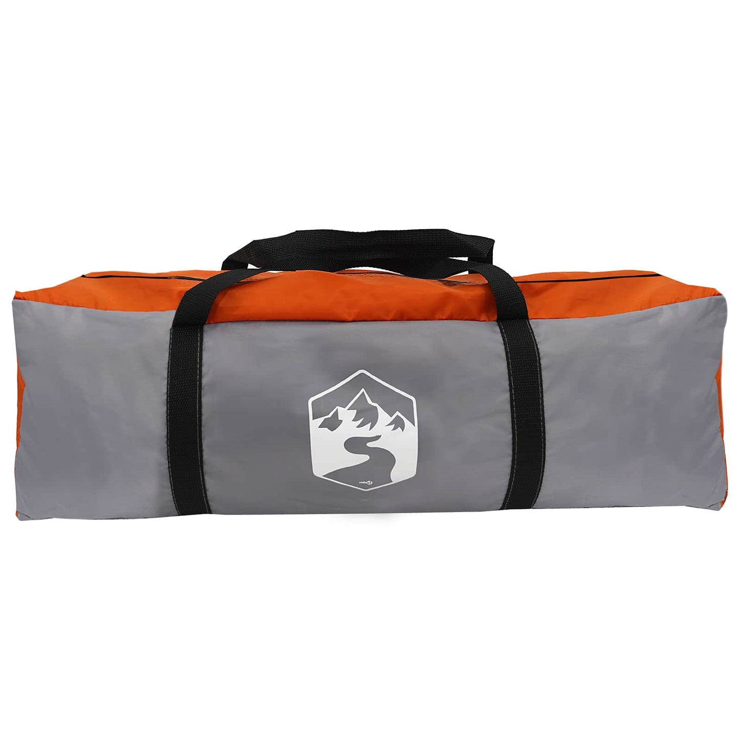 vidaXL Party Tent with Roof Grey and Orange 600 x 600 x 400 cm