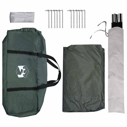 vidaXL Party Tent Army green 600 x 600 x 400 cm Polyester and Steel