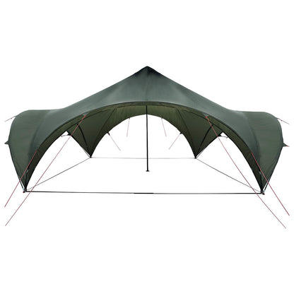 vidaXL Party Tent Army green 600 x 600 x 400 cm Polyester and Steel