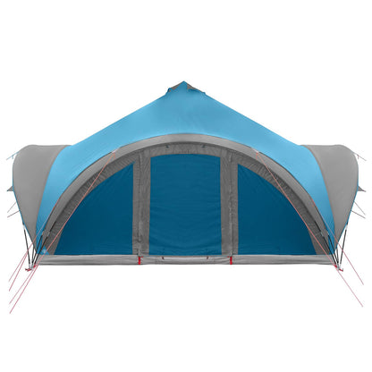 vidaXL Tipi Tent with Roof Blue 18-Person Polyester and Steel