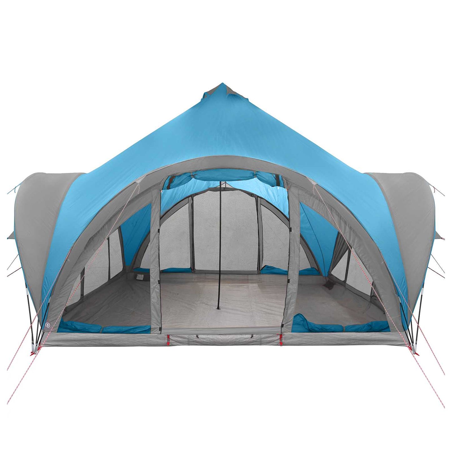 vidaXL Tipi Tent with Roof Blue 6-Person Polyester and Steel