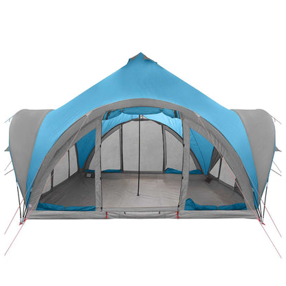 vidaXL Tipi Tent with Roof Blue 6-Person Polyester and Steel
