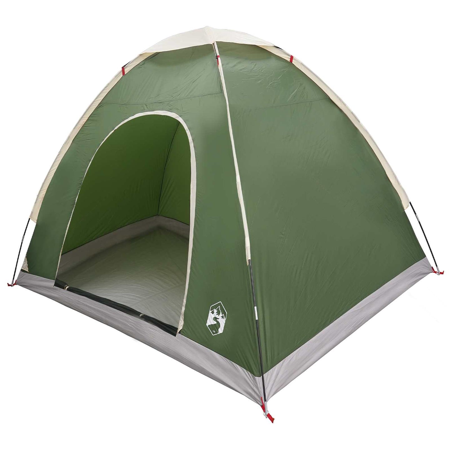 vidaXL Camping Tent 2-Person Green 185T Polyester with PU coating - 190 x 140 x 105 cm