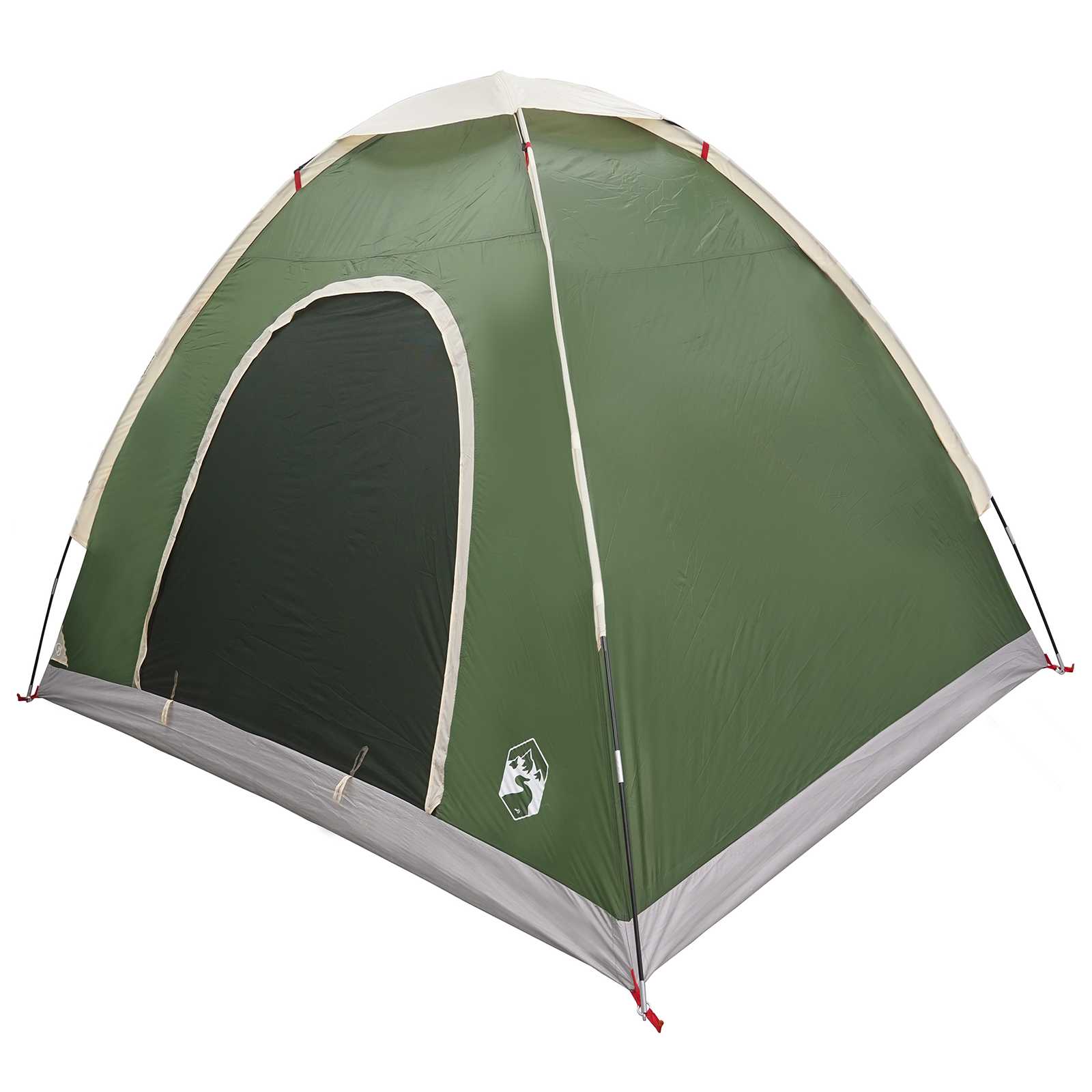 vidaXL Camping Tent 2-Person Green 185T Polyester with PU coating - 190 x 140 x 105 cm