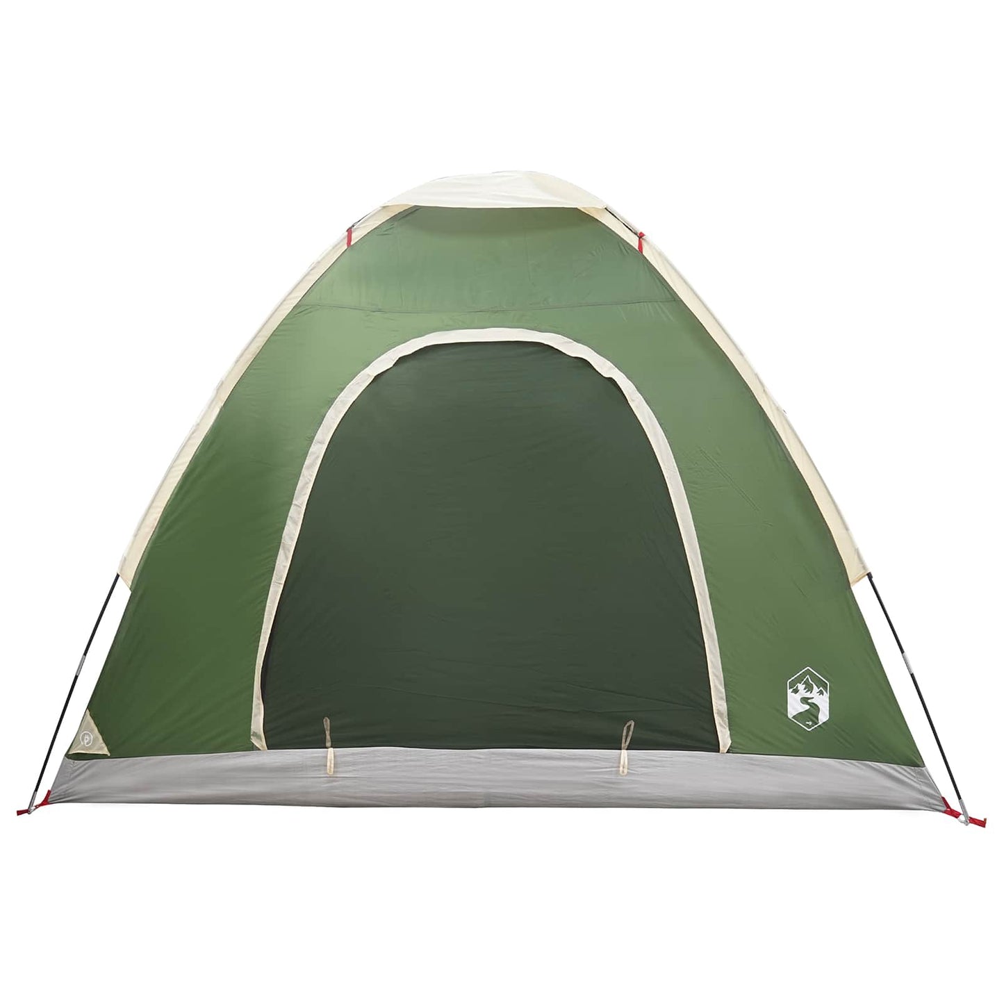 vidaXL Camping Tent 2-Person Green 185T Polyester with PU coating - 190 x 140 x 105 cm