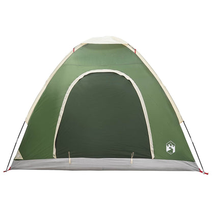 vidaXL Camping Tent 2-Person Green 185T Polyester with PU coating - 190 x 140 x 105 cm