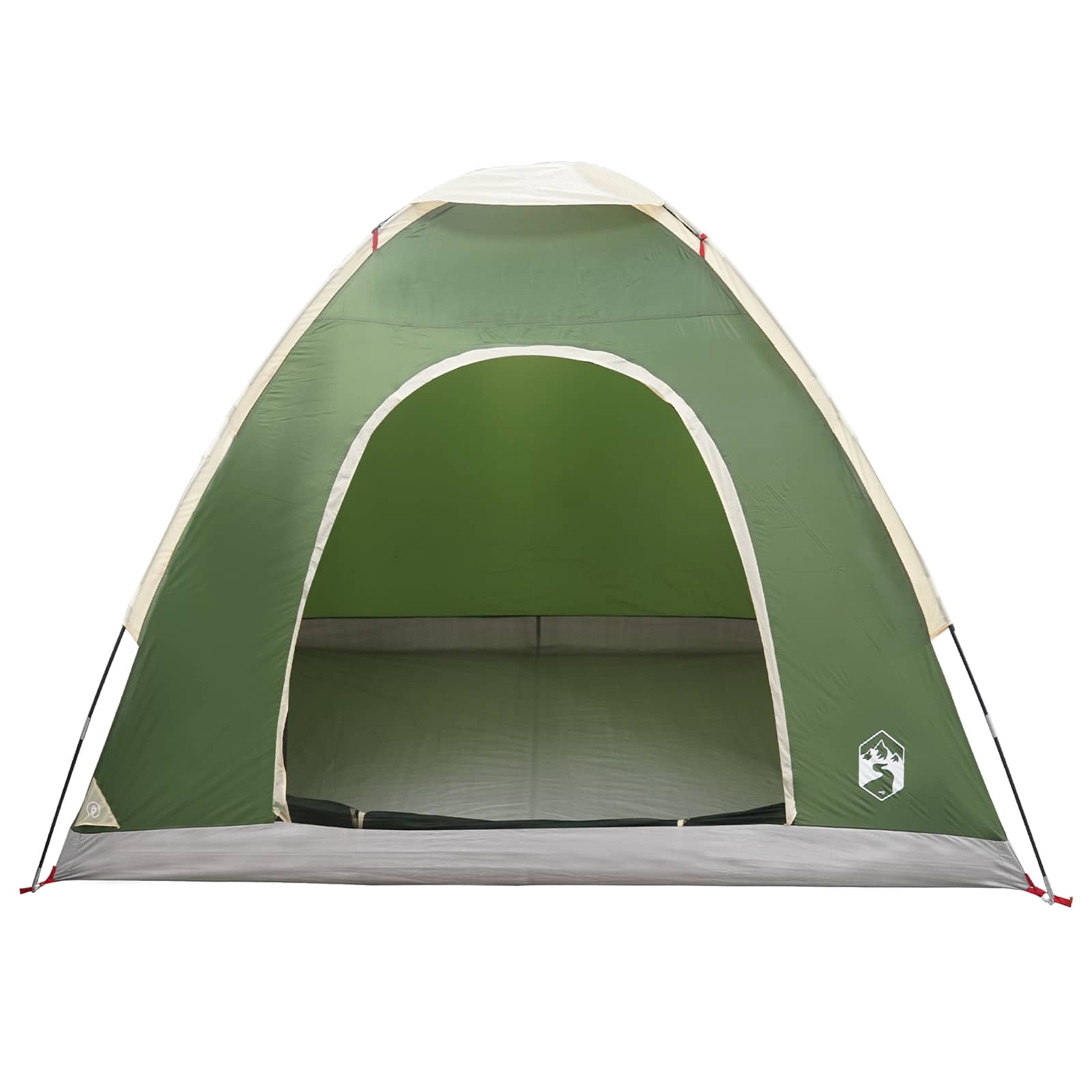 vidaXL Camping Tent 2-Person Green 185T Polyester with PU coating - 190 x 140 x 105 cm
