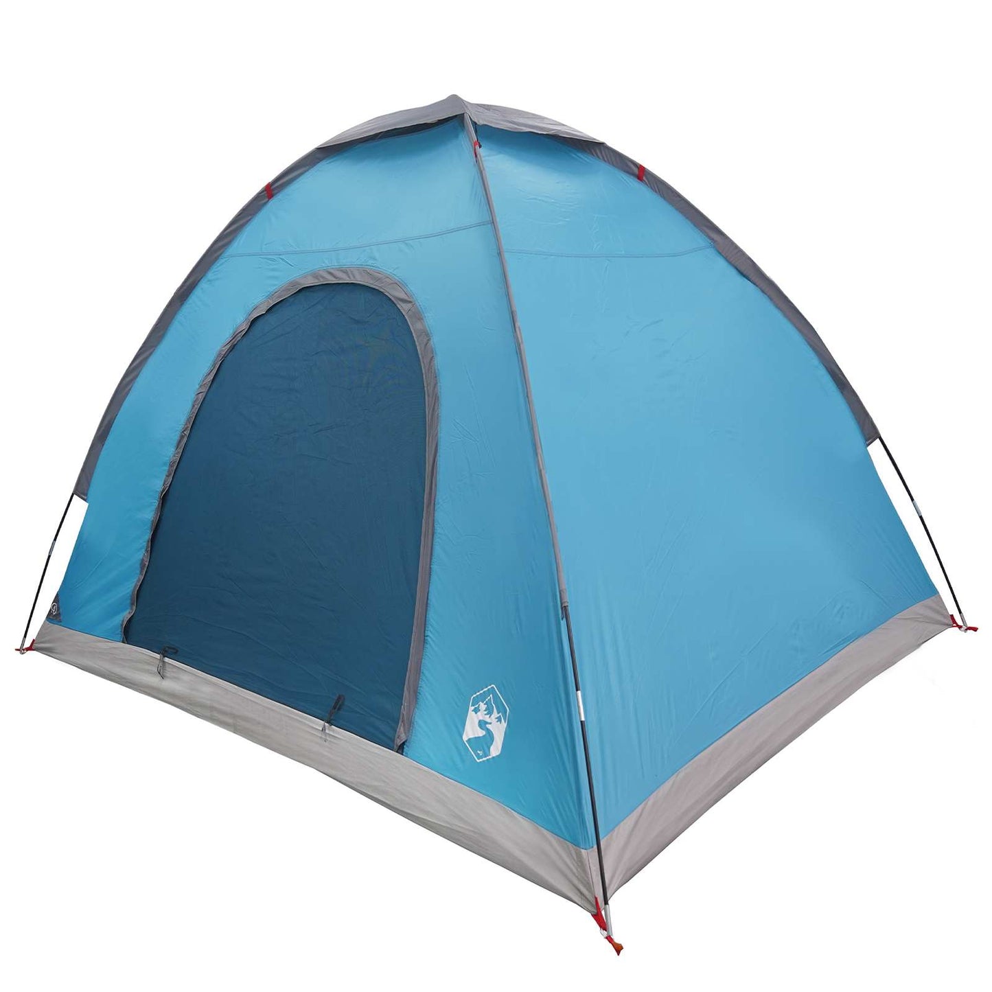 vidaXL Camping Tent 2-Person Blue 185T Polyester with PU coating - 190 x 140 x 105 cm