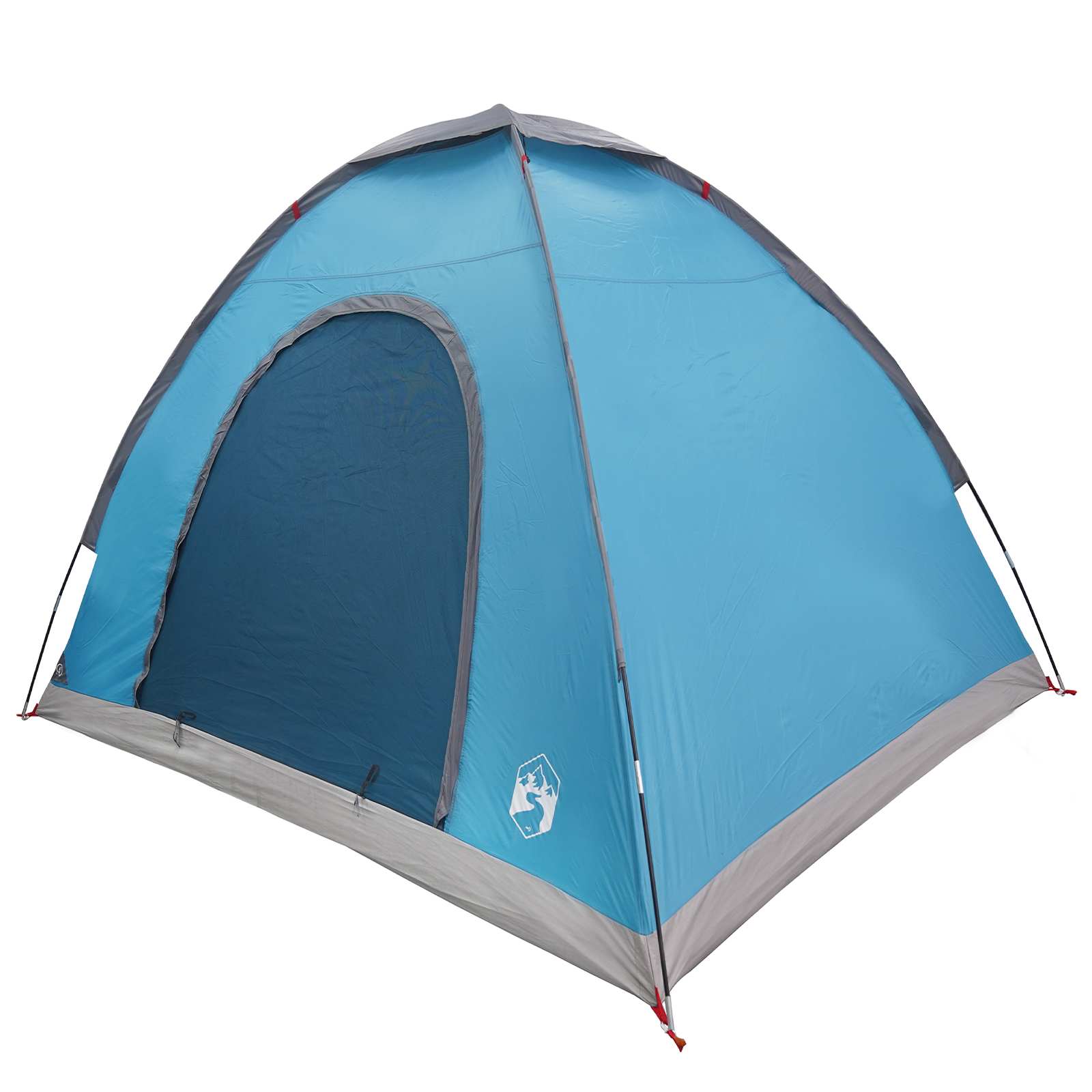 vidaXL Camping Tent 2-Person Blue 185T Polyester with PU coating - 190 x 140 x 105 cm