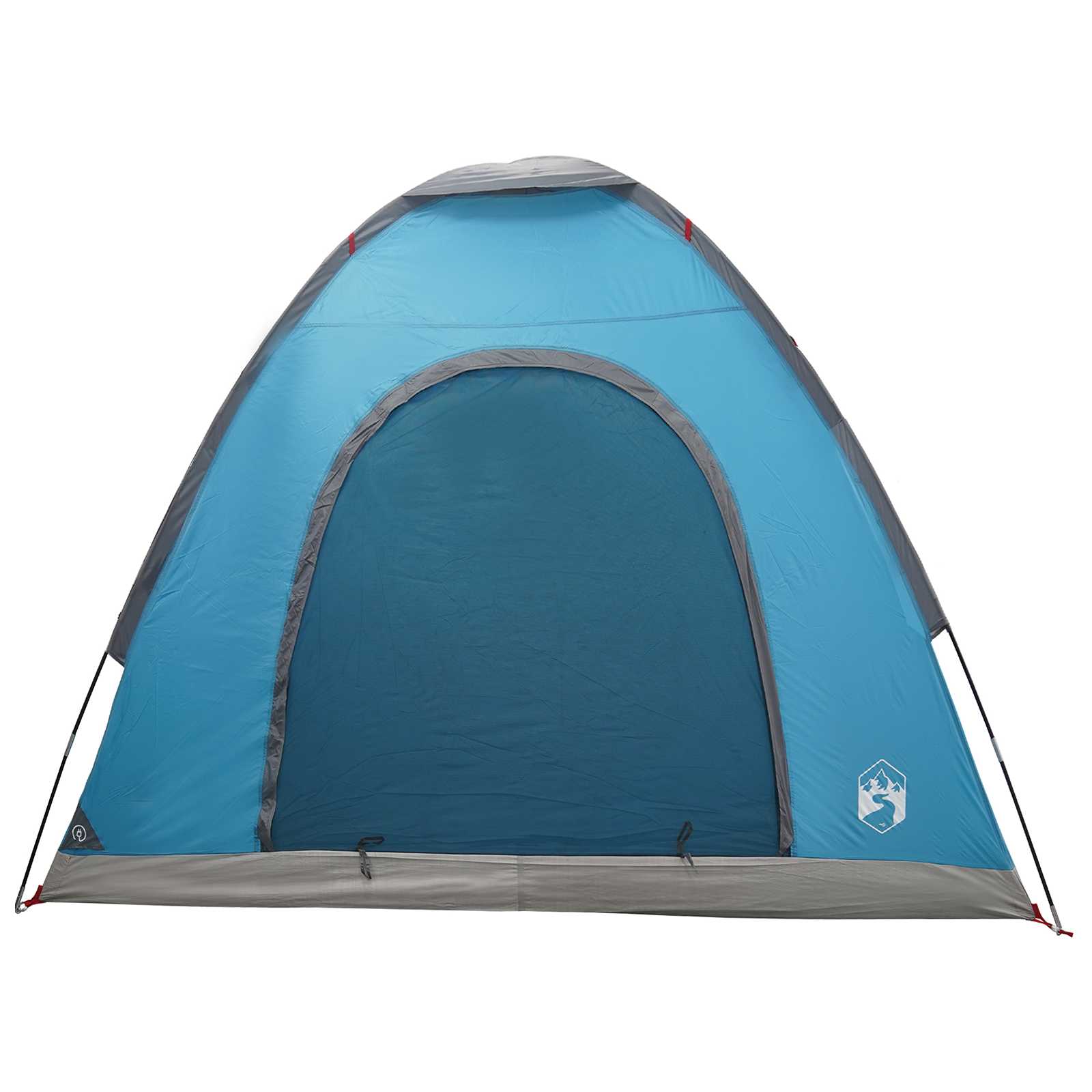 vidaXL Camping Tent 2-Person Blue 185T Polyester with PU coating - 190 x 140 x 105 cm