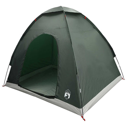 vidaXL Camping Tent 2-Person Army Green 185T Polyester with PU coating - 190 x 140 x 105 cm