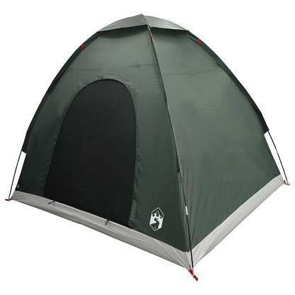 vidaXL Camping Tent 2-Person Army Green 185T Polyester with PU coating - 190 x 140 x 105 cm