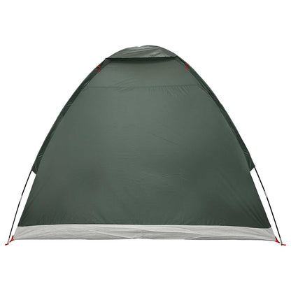 vidaXL Camping Tent 2-Person Army Green 185T Polyester with PU coating - 190 x 140 x 105 cm