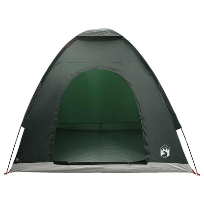vidaXL Camping Tent 2-Person Army Green 185T Polyester with PU coating - 190 x 140 x 105 cm