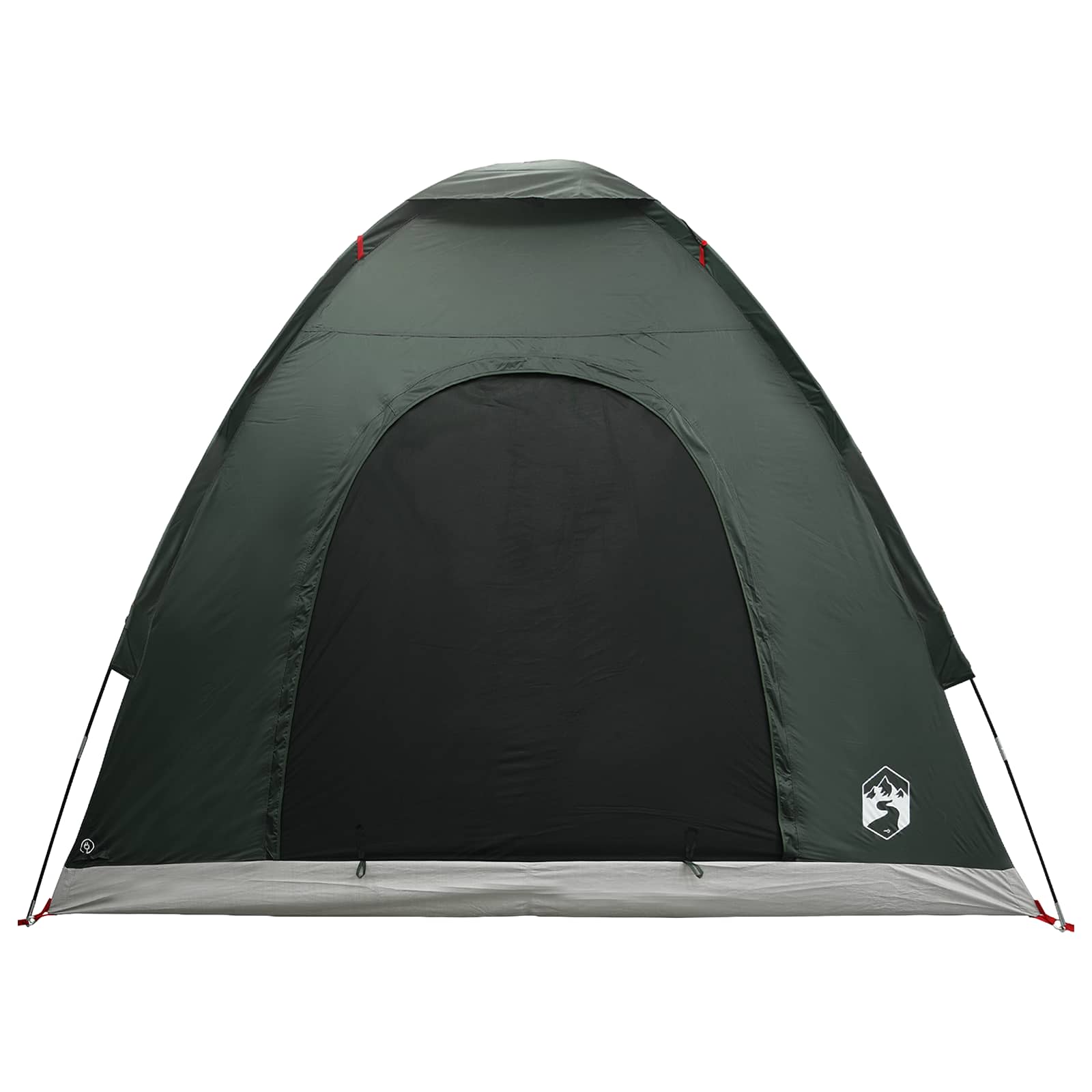 vidaXL Camping Tent 2-Person Army Green 185T Polyester with PU coating - 190 x 140 x 105 cm