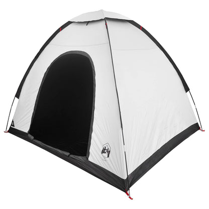 vidaXL Camping Tent 2-Person White Blackout