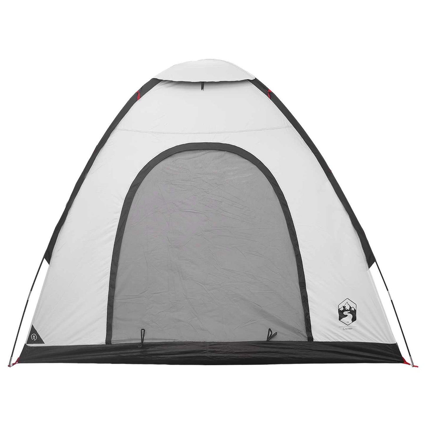 vidaXL Camping Tent 2-Person White Blackout