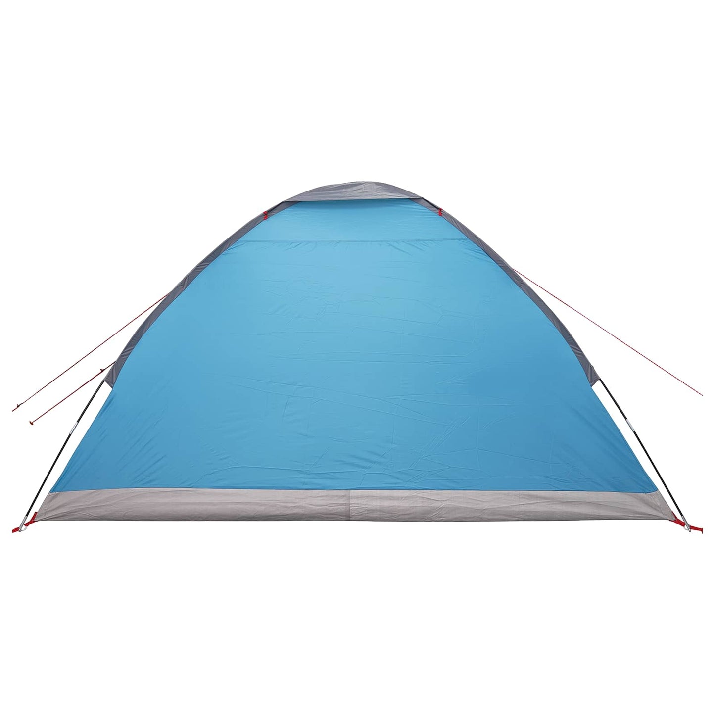 vidaXL Camping Tent 4-Person Blue 185T Polyester with PU coating - 275 x 215 x 125 cm