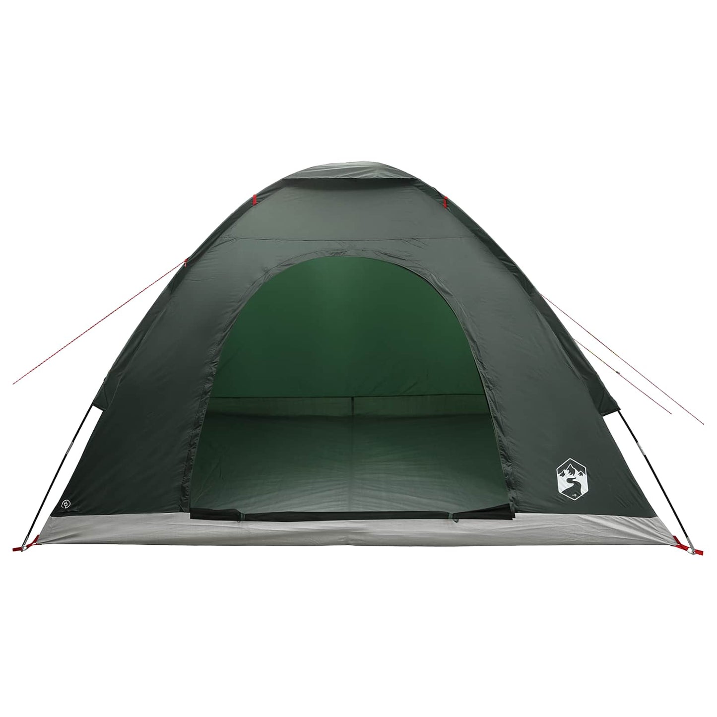 vidaXL Camping Tent 4-Person Army Green 185T Polyester with PU coating - 275 x 215 x 125 cm
