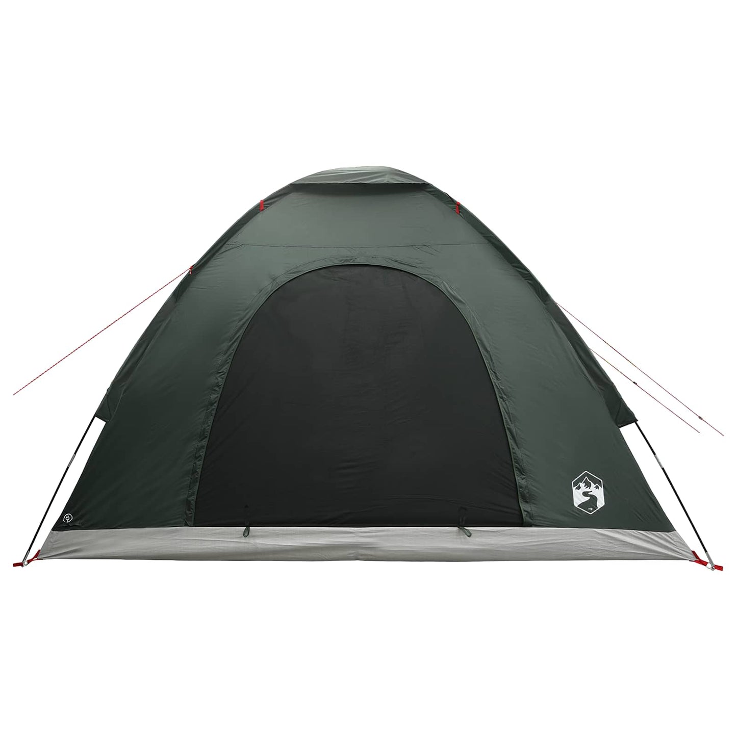 vidaXL Camping Tent 4-Person Army Green 185T Polyester with PU coating - 275 x 215 x 125 cm