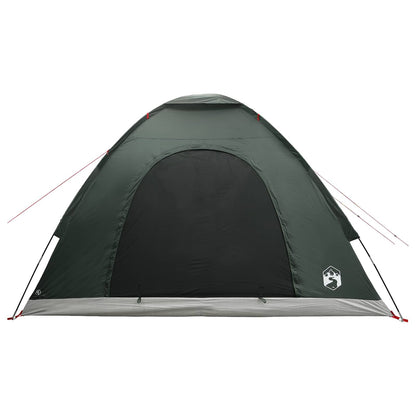 vidaXL Camping Tent 4-Person Army Green 185T Polyester with PU coating - 275 x 215 x 125 cm