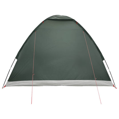 vidaXL Camping Tent 4-Person Army Green 185T Polyester with PU coating - 275 x 215 x 125 cm