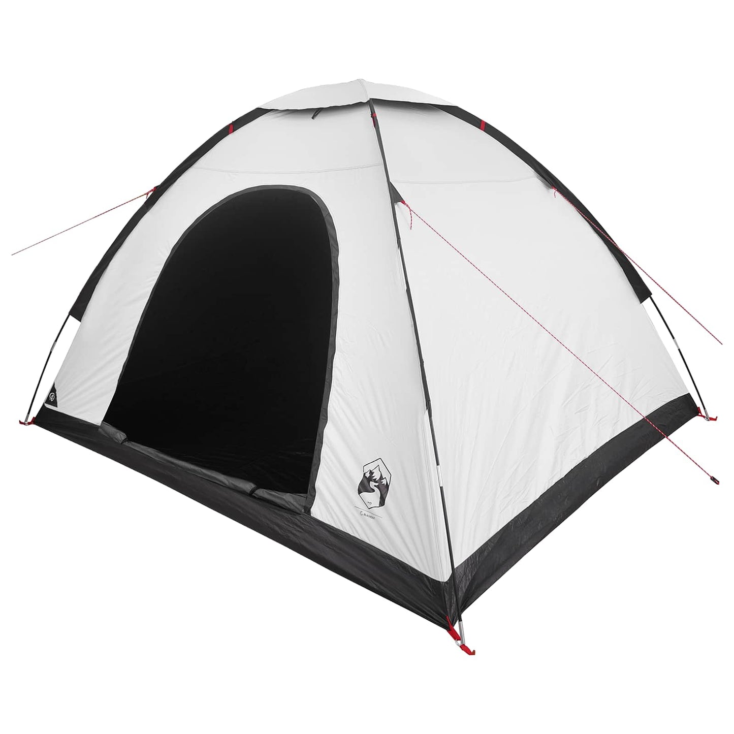 vidaXL Camping Tent 4-Person White Blackout - 275 x 215 x 125 cm