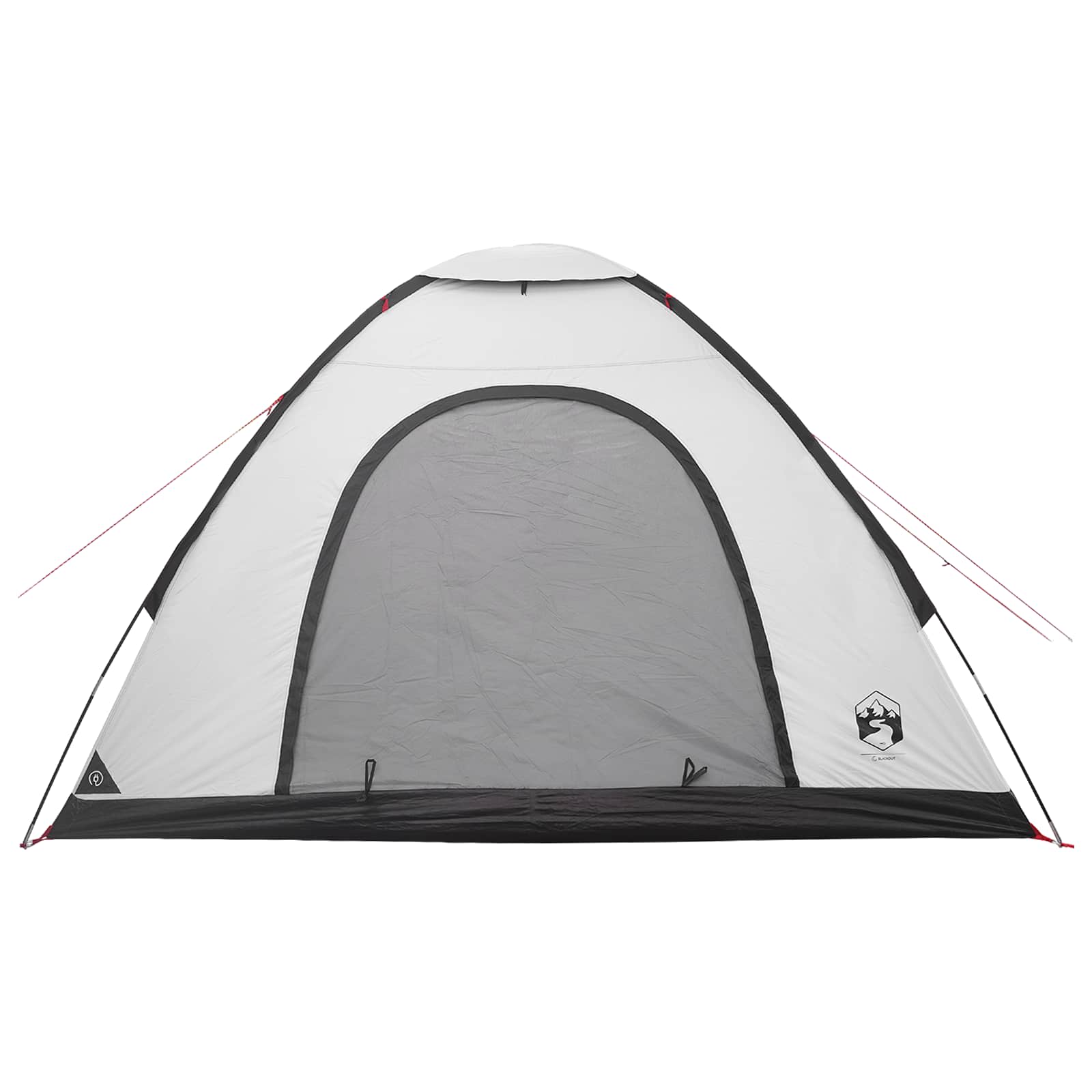 vidaXL Camping Tent 4-Person White Blackout - 275 x 215 x 125 cm