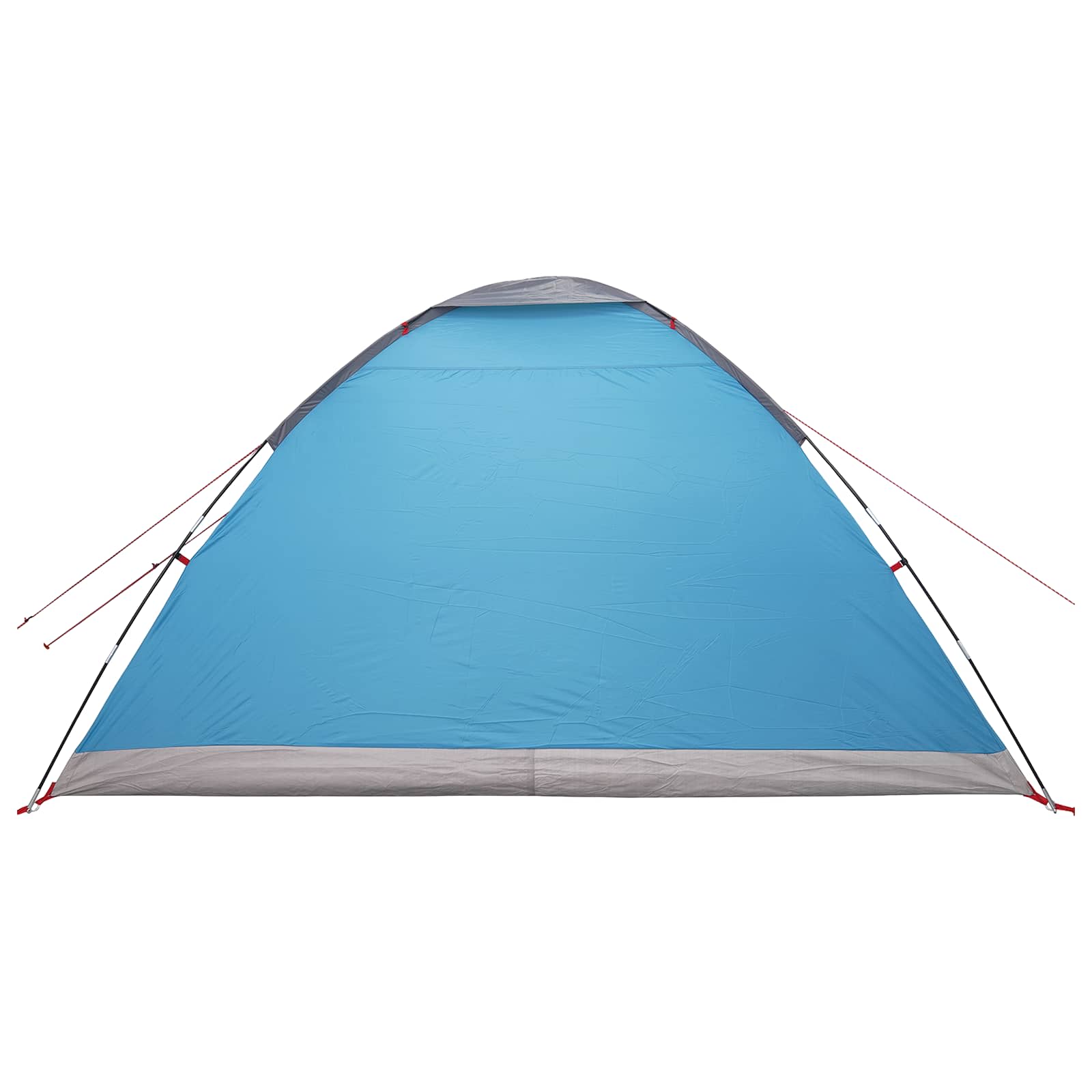vidaXL Camping Tent 6-Person Blue 185T Polyester with PU coating - 335 x 275 x 180 cm