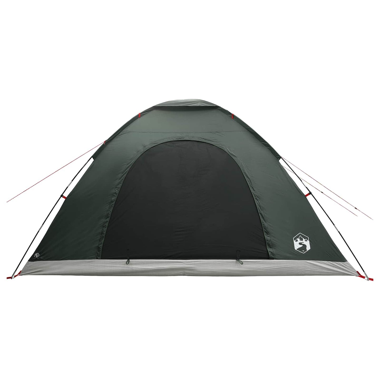 vidaXL Camping Tent 6-Person Army Green 185T Polyester with PU coating - 335 x 275 x 180 cm