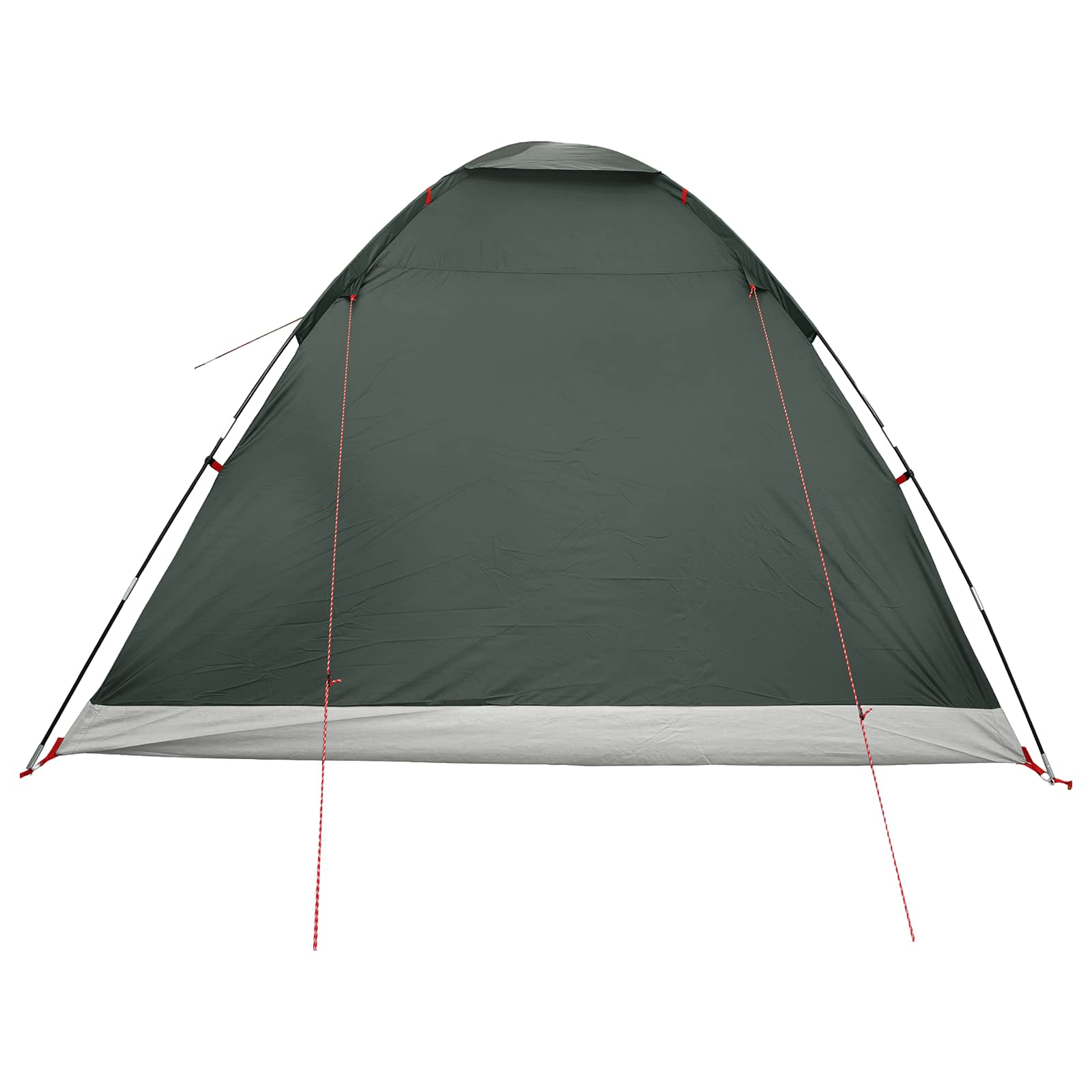 vidaXL Camping Tent 6-Person Army Green 185T Polyester with PU coating - 335 x 275 x 180 cm