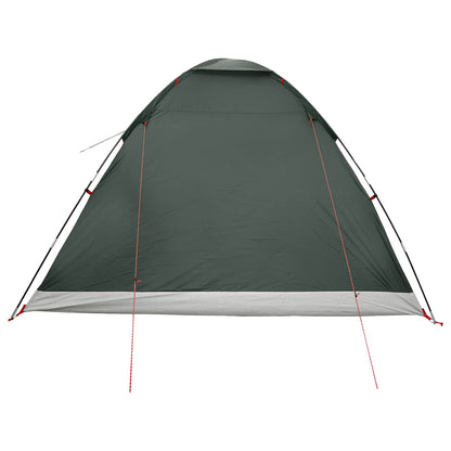 vidaXL Camping Tent 6-Person Army Green 185T Polyester with PU coating - 335 x 275 x 180 cm