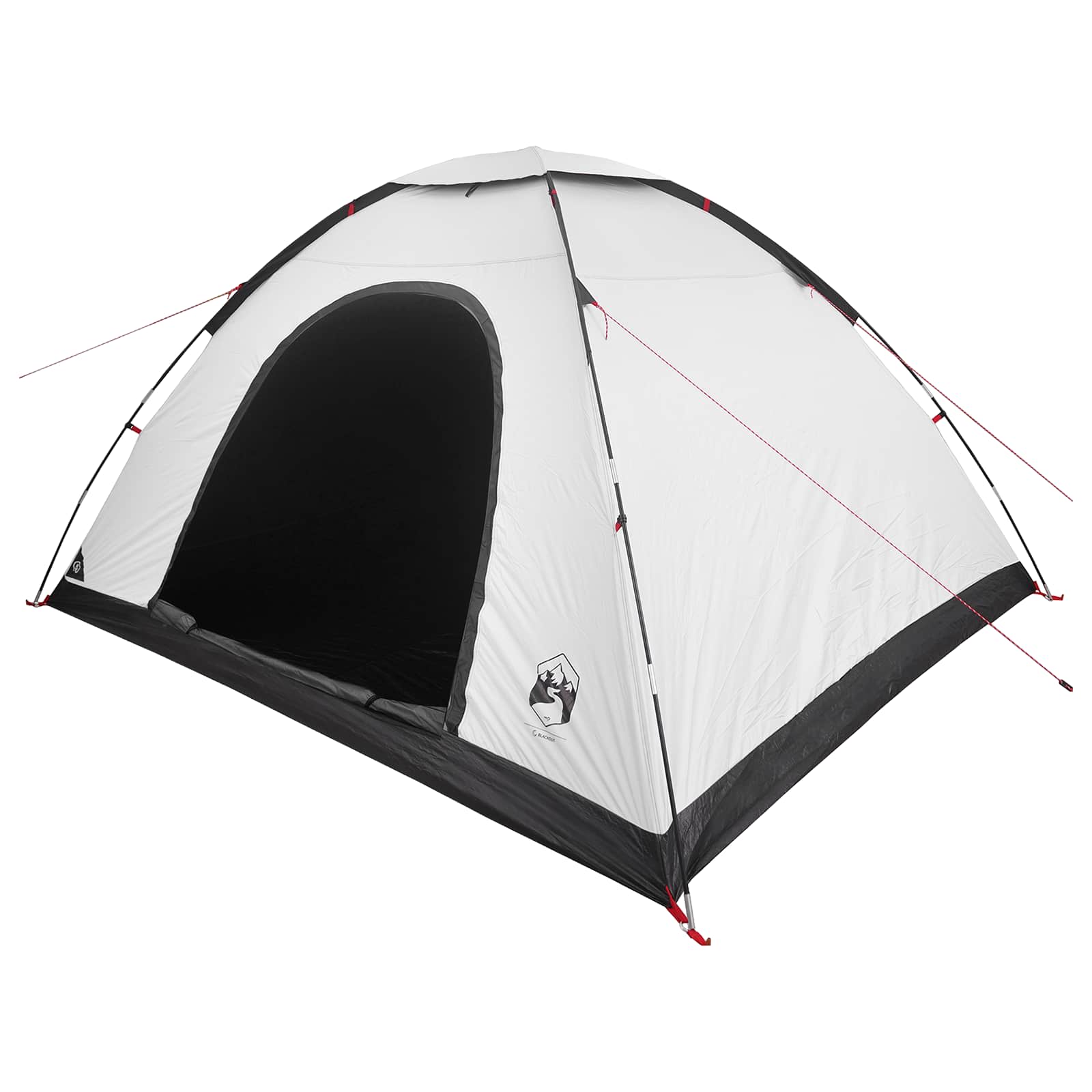 vidaXL Camping Tent 6-Person White Blackout - 335 x 275 x 180 cm